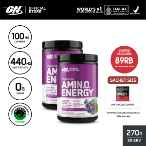 Optimum Nutrition Essential Amino Energy 270g Twin Pack - Suplemen / Gym / Asam Amino