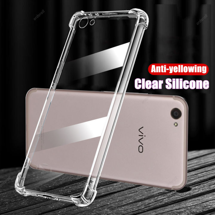 For Vivo Y81 Y81i 1812 1808 1803 Clear Jelly Case Flexible