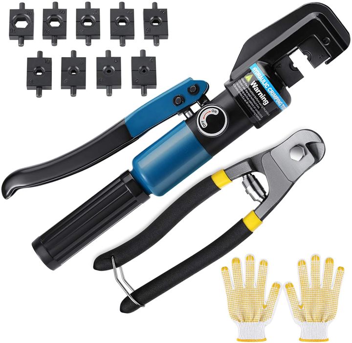 Upgraded Hydraulic Cable Crimper Hand Tool For 1/8, 3/16 Stainless ...