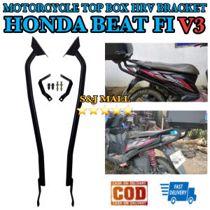 Honda Beat Fi V3 Motorcycle Rear Top Box HRV Bracket Heavy Duty For Honda Beat Fi V3 Made in Thailand