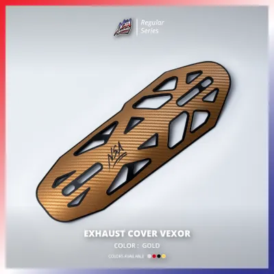 NSA UNIVERSAL EXHAUST COVER VEXOR SERIES - MUFFLER HEAT SHIELD [VARIO/NMAX/AEROX/PCX]