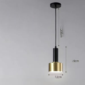 Nordic light Luxury Retaurant Bar Single head Triheads chandelier Villa Bedroom Casino Pendant Lamp