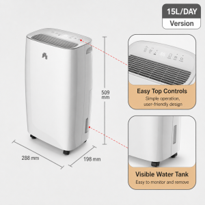 Dehumidifier 15L multi-function dehumidifier intelligent timing mobile phone control dehumidifier