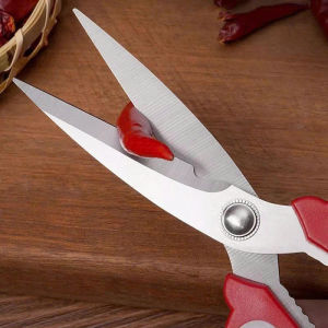 Kéo Nhà Bếp Đa Năng - Kéo Cắt Gà Cắt Rau Kẹp Hạt Lưỡi Thép Sắc Bén Tay Cầm Chống Trượt Tiện Lợi - Kéo Làm Bếp Kéo Cắt Đa Năng - Kéo Cắt Cây Cảnh