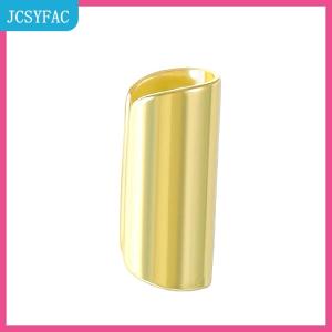 JCSYFAC 1 cái đơn giản dài ống hình học bằng thép không gỉ tai clip cho nam giới phụ nữ không Ear Cuff trang sức thời trang hàng ngày mặc phong cách