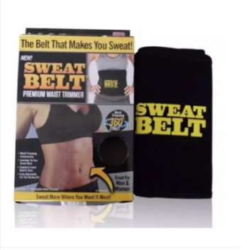 SWEET SWEAT Updated Design Waist Trimmer Belt Sweat Absorbing - Main Image