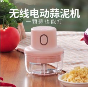 Cối Xay Tỏi Điện Sạc USB 250ML Đa Năng - Máy Xay Nhỏ Gọn Không Dây Chất Liệu PP An Toàn