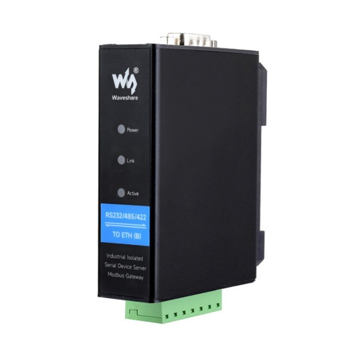 [cu ] Serial to Ethernet Conversion Module RS232/485/422 to RJ45 Rail ...