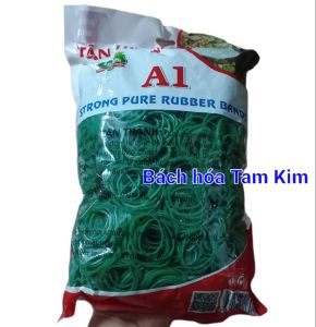 [500g] Dây thun MÀU XANH xuất khẩu nhiều size trung lớn dùng cột tiền cột hàng siêu dẻo dai siêu tiện lợi chất liệu đẹp