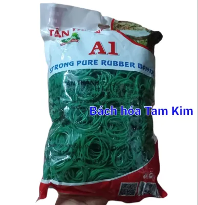 [500g] Dây thun MÀU XANH xuất khẩu nhiều size trung lớn dùng cột tiền cột hàng siêu dẻo dai siêu tiện lợi chất liệu đẹp