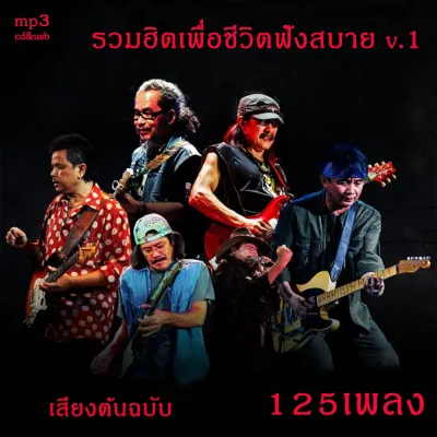 รวมเพลงเพื่อชีวิต cd&mp3 รวมฮิตเพื่อชีวิตฟังสบาย ยุค90 รวม125 เพลง แฟดไดร์รวมเพลง
