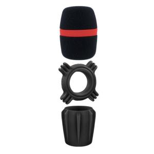Microphone Windshield AntiRoll Rings Foam Cover Windshield Bottom Rod Sleeve Holder For KTV And Stage Performances