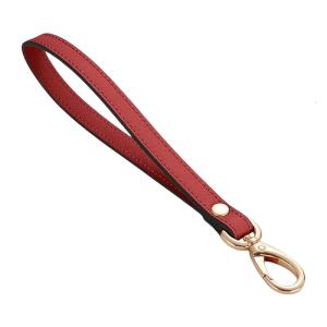 Wristlet StrapFaux Leather Keychain Hand Wrist Strap for Clutch Wallet Purses Cellphone Key with Golden Lock Gifts