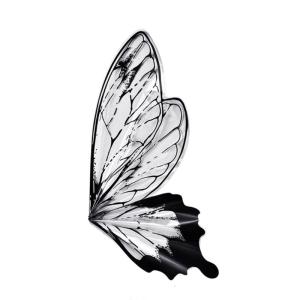 40 Pieces Butterfly Wing Shaped Wrap Paper for Creative Gifting Elegant Flowers Packing Paper Birthday Present Wrappers