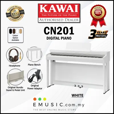Kawai CN201 88-key Digital Piano Home Electric Piano Keyboard (CN-201 / CN 201) - White