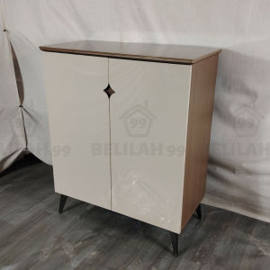 (FREE INSTALLATION) Belilah Shoes Cabinet Modern Storage Rack Almari Kasut Wooden Cabinet Home