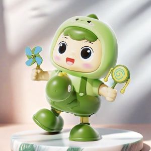 Em Bé Khủng Long Phát Nhạc  Nhảy Múa  Di Chuyển  Có Đèn - Đồ Chơi Cho Bé - SP0557