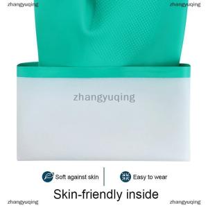 [COD] zhangyuqing 1Pair Thick Nitrile Gloves - Chemical Acid Resistant Waterproof Long Sleeve Gloves For Gardening Chemical Painting Latex Free