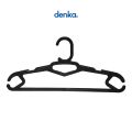 12 Pcs Hanger Gepeng Gantungan Baju Celana Plastik Tebal & Lentur Dewasa Jemuran Laundry Serbaguna. 