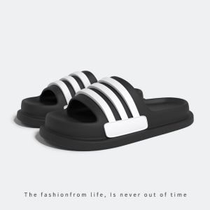 Free Shipping 2026 New Summer Thick-Soled Slippers Fashionable And Versatile For Men Casual And Sporty With A Non-Slip Soft Sole Suitable For Both Men And Women To Wear Outdoors