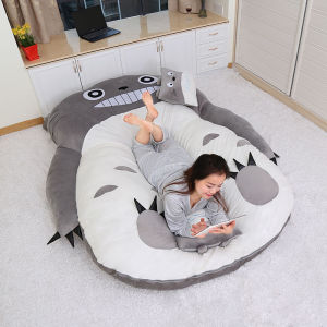 Totoro Bean Bag Cute Cartoon Tatami Mattress Single Double Children Bedroom Sofa Bed 1.2m1.5 Rice