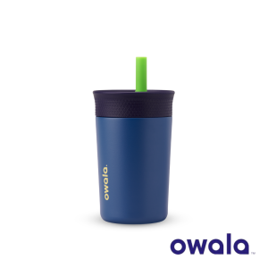 Owala 12oz Kids Water Bottle Insulated Stainless Steel Tumbler With Flexible Straw Assorted Colours