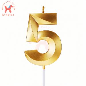 7cm Cake Candle number 0-9 big Smokeless windproof candle Birthday Gift Wedding party decoration Kingtex party needs