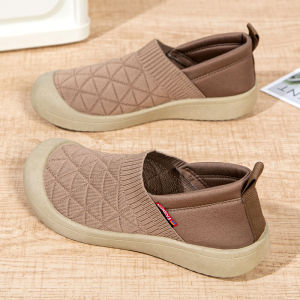 Free Shipping Spring New Collection: WomenS Casual Slip-On Shoes Comfortable Flat Shoes With Soft Soles Versatile And Suitable For Mothers