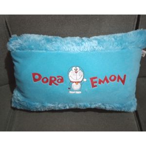BANTAL BONEKA DORAEMON RASFUR BORDIR BESAR MAINAN