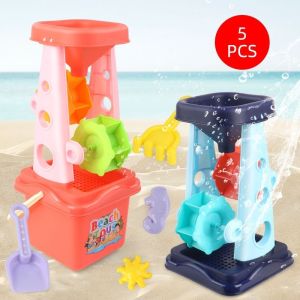 Đồ chơi bãi biển ngoài trời gồm 5 chi tiết dành cho trẻ em dụng cụ chơi cát (BBTOYS: 61)