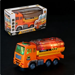 CuddleCove Electric Excavator Toy Fire Engineering Car Truck Toy Light Up and Music Kid Vehicle Toy Gift Mainan