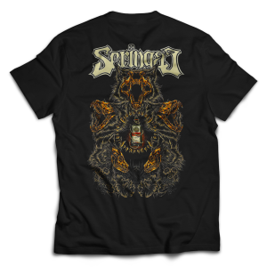Kaos Band Seringai Jagermeister Bootleg Baju Musik Metal Hardcore T Shirt