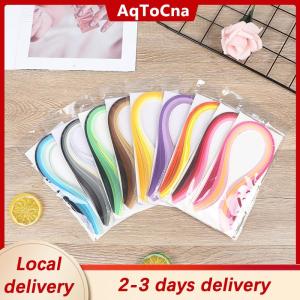 [COD] AqToCna Ship within 24 hours 100Pcs set Paper Quilling Strips Set 3mm 39cm Paper For Craft DIY Quilling Tool