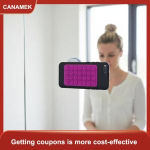 【CANAMEK 】 1PC Double Side Silicone Suction Pad for Mobile Phone Fixture Durable Dual Sided Suction Cup for Office Bench