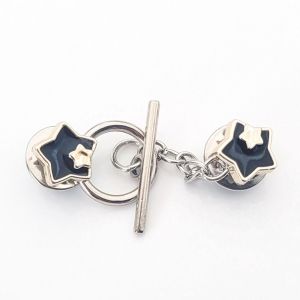 MIIQNUS Thỏ Áo cardigan không đinh có khóa OT Vương Miện Tam giác Trâm cài hoa Chống ánh sáng Thanh lịch Có thể tháo rời Khóa Thắt vừa vặn quần Jean Hình Bướm