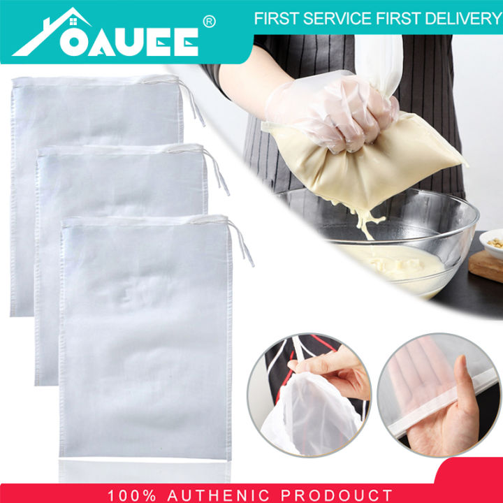100300Mesh Soy Milk Wine Filter Bag Nut Milk Bag Tea Coffee Oil Yogurt