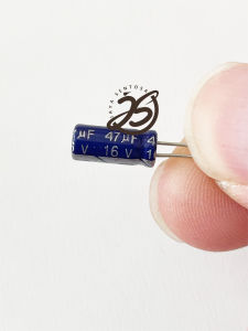 10 BUAH ELCO 47UF 16V KAPASITOR CAPACITOR ELCO KAPASITOR ELKO KAPASITOR 47 UF 16 V ups