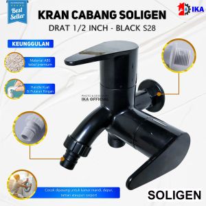 KRAN CABANG PVC SOLIGEN ORIGINAL 100% / STANDART ISO / KUAT AWET KUALITAS TOP / DOUBLE 2 LUBANG