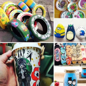 Bút sơn lốp xe màu đen - Không thấm nước chống phai vẽ kim loại DIY graffiti trang trí album