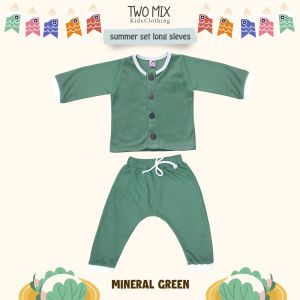 Setelan Baju Bayi Perempuan / Laki-Laki - Stelan Anak Cewek / Pria - Summer Set Long Sleeves 0-2 Tahun 4360A