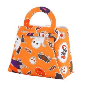 Practical Candy Storage Bag Halloween Pumpkin Handbag for Childrens Costume Parties and Candy Collection Accessories
