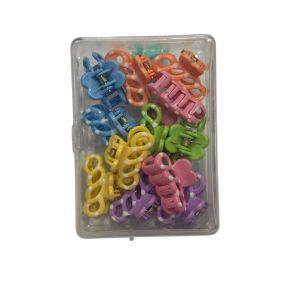 Jepit rambut jedai isi 12 pcs / Jepit Rambut Korea Model Bunga Kupu-kupu / Jepit Poni Rambut Jepit Rambut Warna Mix