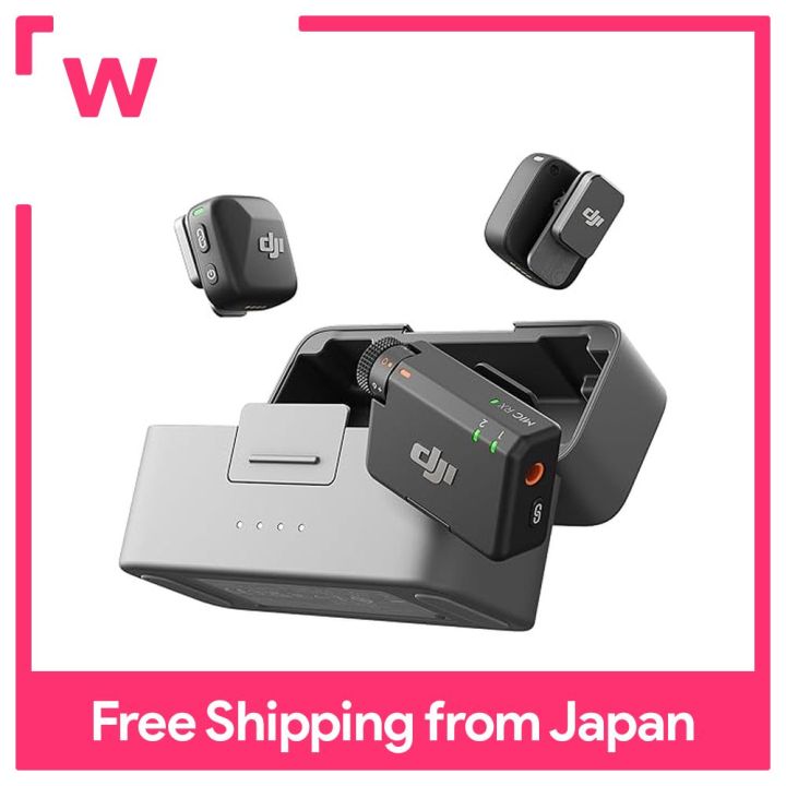 DJI Mic Mini (2 TX + 1 RX + Sạc Trường Hợp) Pin Mic Không Dây Ultralight Chất Lượng Cao Âm Thanh 48 Giờ Sử Dụng Tiếng Ồn Hủy Bỏ Tự Động Giới Hạn Chức Năng Micro không dây Cho Máy Ảnh/iPhone/Android Vlog Chụp Streaming