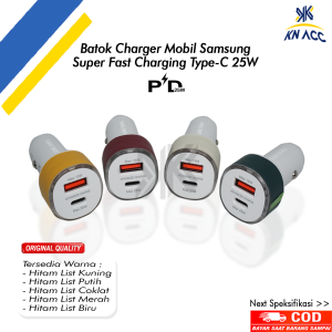 [KN ACC] BATOK CHARGER MOBIL SAMSUNG SUPER FAST CHARGING TYPE C 25W