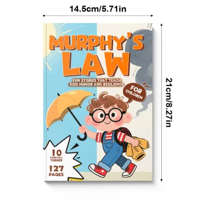 Murphy’s Law for Children — Funny Short Stories that Build Resilience & Growth Mindset | Social-Emotional Learning (SEL) Read-Aloud for Ages 6–10|10 Everyday Themes 127 Pages