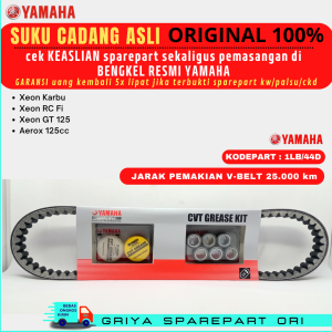 Vanbelt set roller Yamaha Xeon GT 125 Ori Vanbelt Xeon RC 125 Original Vanbelt RC Fi 125 Vanbelt Xeon Karbu Ori Aerox 125 Vanbelt Geon GT 125 Vbelt Xeon 44D Vbelt Yamaha Xeon Karbu Vbelt Xeon GT 125 Vbelt Xeon RC 125 Original 1LB Yamaha Genuine Part