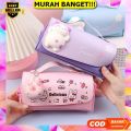 Tempat Pensil Anak Perempuan Alat Tulis Cewek Sekolah Terbaru Murah Case Serbaguna Simple Elegan Korean Pouch Style Karakter 2022 Kotak Sd Cowok Smp Tk Sma Lucu Laki2 Dusgrip Yang Lagi Viral Aesthetic Korea Kotak Pensil Dekompresi Perempuan Lucu YV470. 