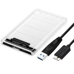 Casing Hardisk External HDD SSD External Case Transparan 2.5" USB 3.0