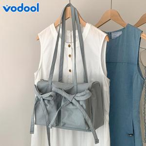 Women Fashion Shoulder Purse with Bow Travel Tote Handbag Zipper Closure Nylon Purse Girls Outdoor Daily Bag