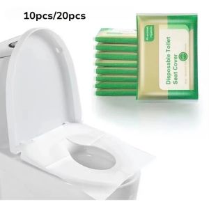 10pcs/sheets 20pcs/sheets Flushable Travel Disposable Toilet Seat Covers for Adults Kids Training Public Restroom Airplane Outdoors